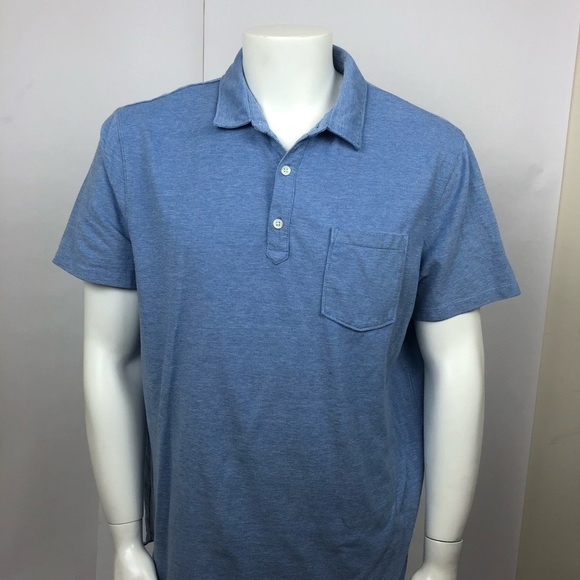 BANANA REPUBLIC Men's Blue Polo Shirt Sz XL - Picture 7 of 8